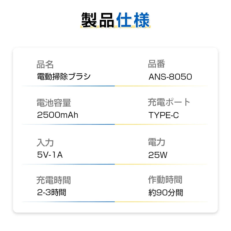 Rakuraku™ 電動お掃除ブラシ 9-in-1